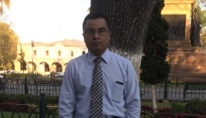 Alejandro Ahuja Anaya, profesor de la Universidad Michoacana de San Nicolás de Hidalgo (México)