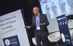 Isaac Hernández, ayer durante su ponencia. GRUPO NORTE