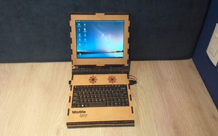 Intervenir Bungalow Desviarse Wawa Laptop, el portátil de madera reciclada que se carga con energía solar