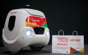 El robot autónomo de reparto con el que Just Eat quiere revolucionar la comida a domicilio