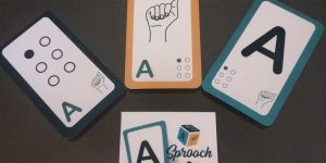 El juego de mesa para aprender braille y lengua de señas