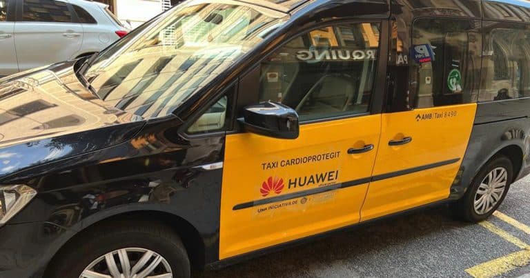 taxi cardioprotegido Huawei