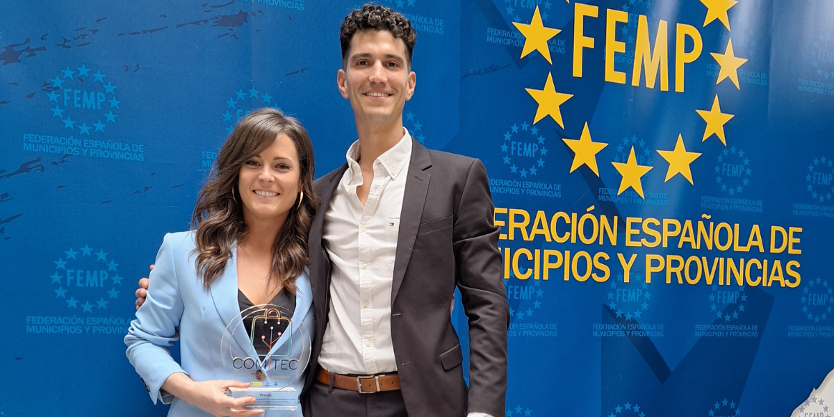 Estefanía Moreno y Eugenio Fernández. Foto: cortesía.