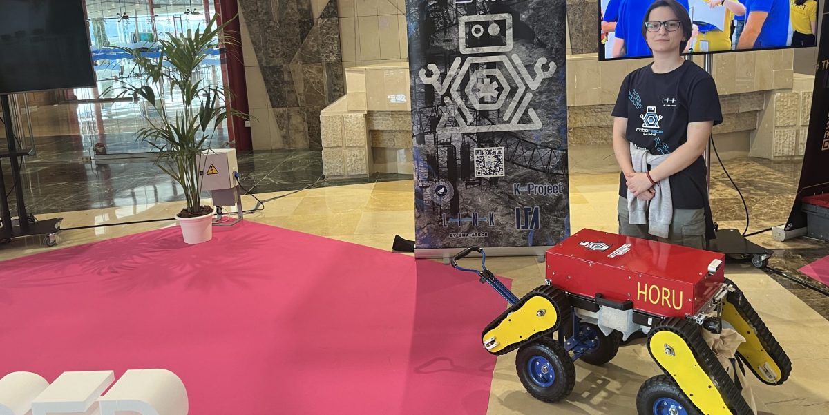 Liliya Bakhurska, la futura ingeniera que construye en Málaga los próximos robots de rescate