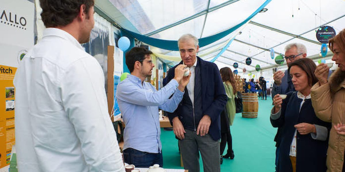 El conselleiro Francisco Conde en la apertura de Agrobiotech Fest