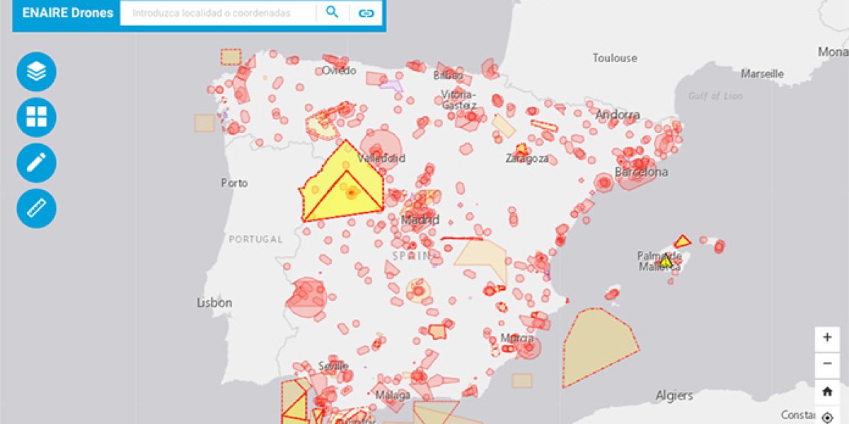 Enaire app drones