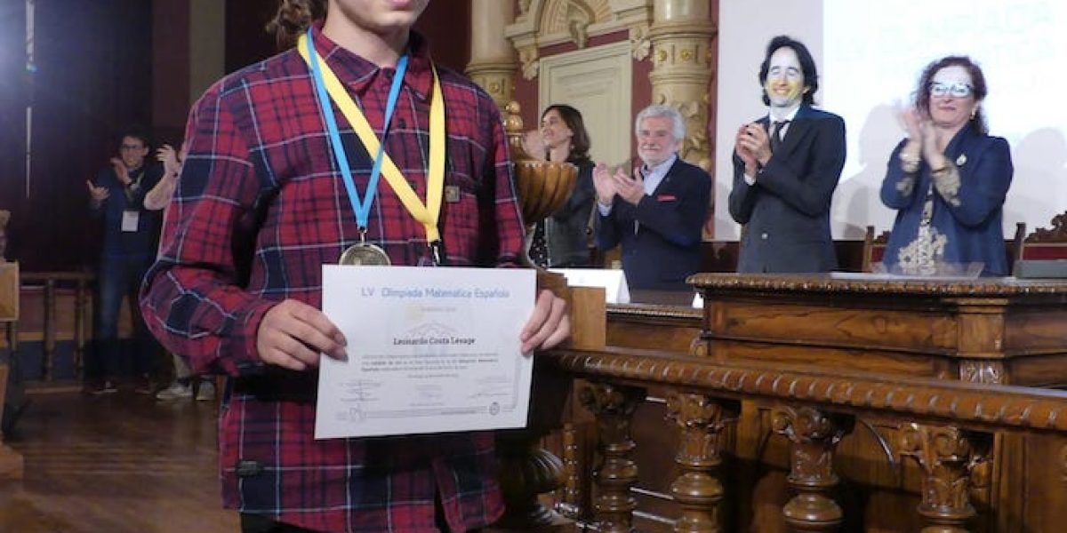 Leonardo Costa Lesage, ganador de la última Olimpiada Matemática Española