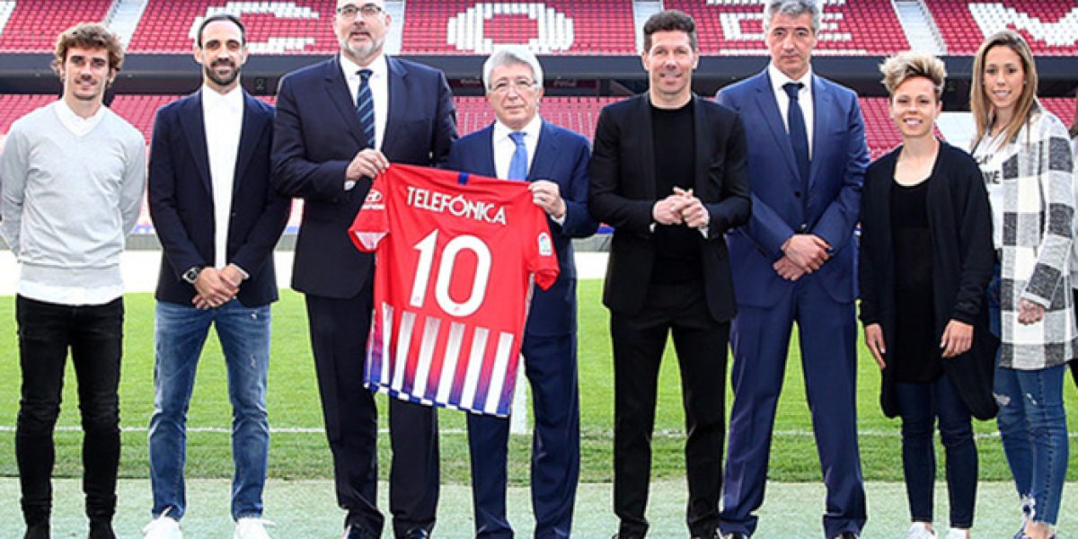 Telefonica Atletico de Madrid partner tecnologico